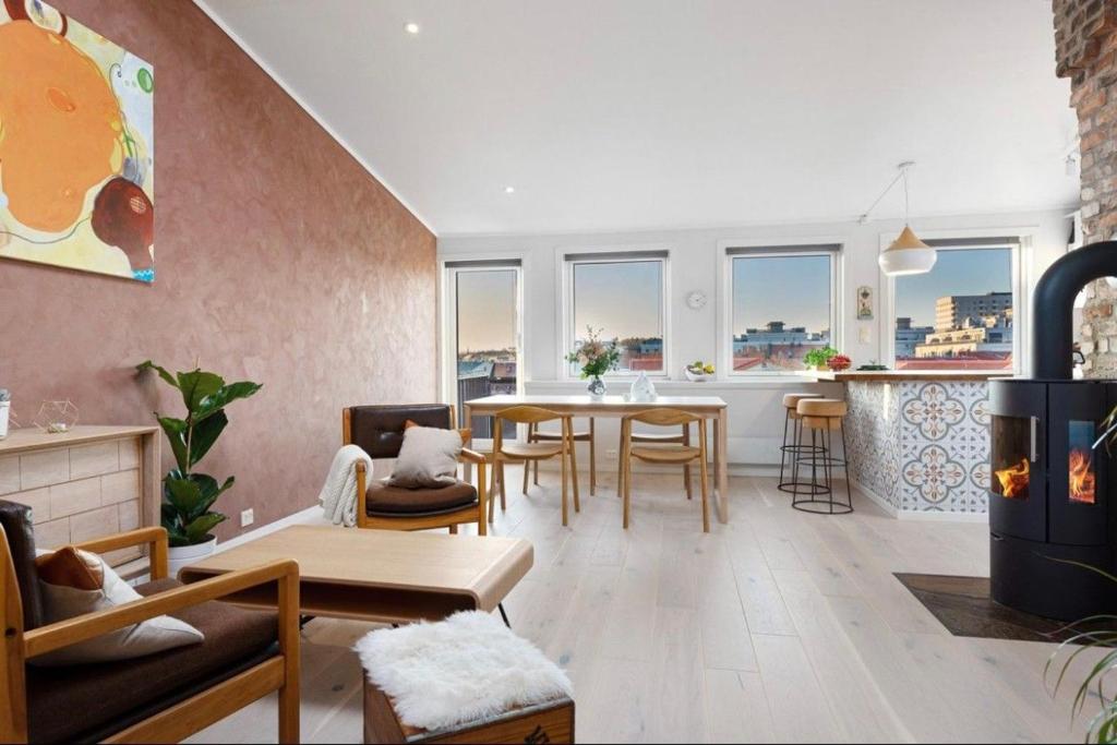 Penthouse in Oslo's hippest district Grünerløkka photo 2