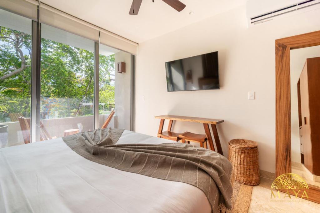 NHOA 209B Lux 1BR Condo Pool View in Aldea Zama, Tulum