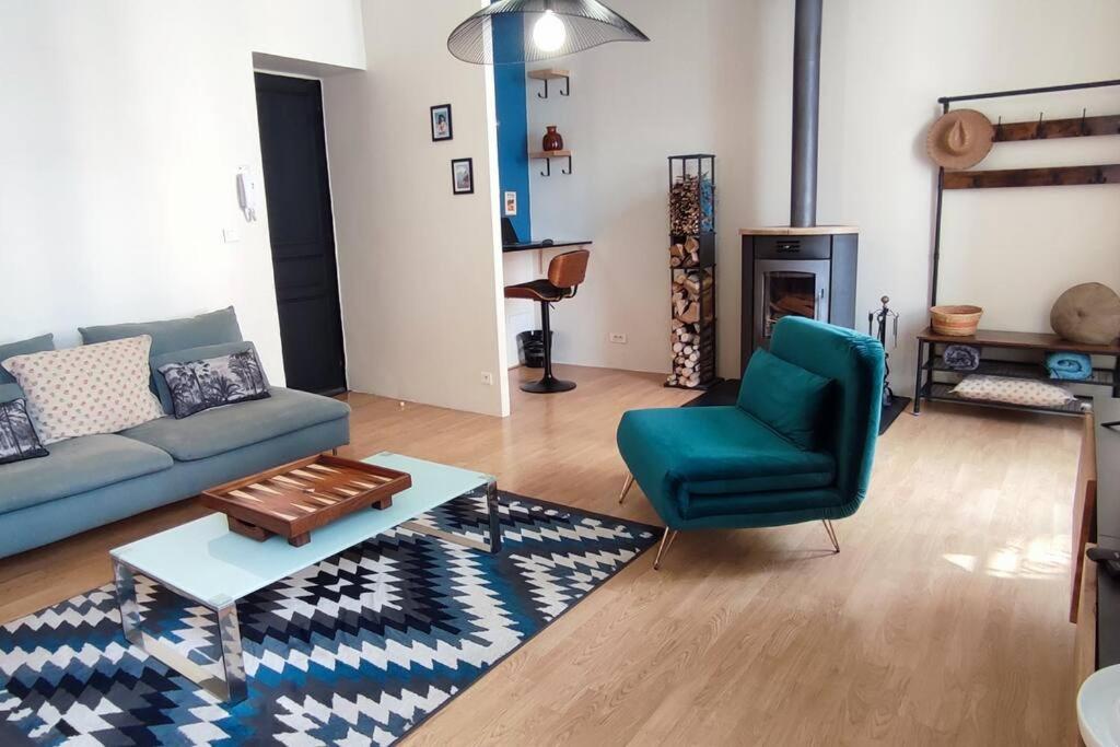 Duplex-4 pers-Clim-Stat gratuit-5mn Centre ville photo 3