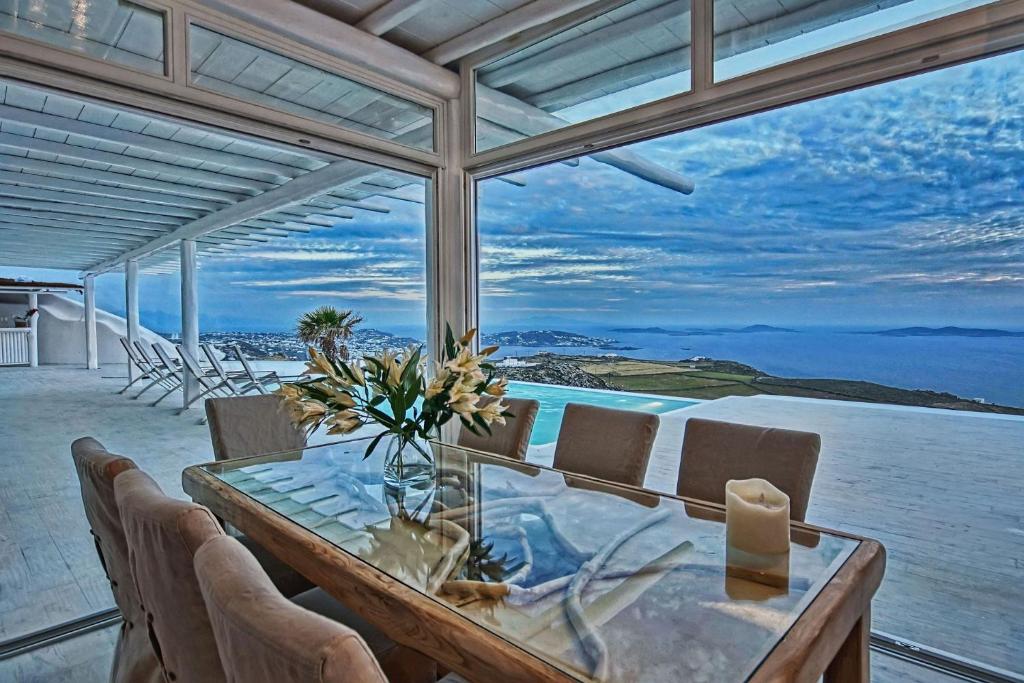 Magnificent Mykonos Villa - Villa Blue Paradise - 8 Bedroom - Private Pool And Bar - Panoramic SeaViews photo 1