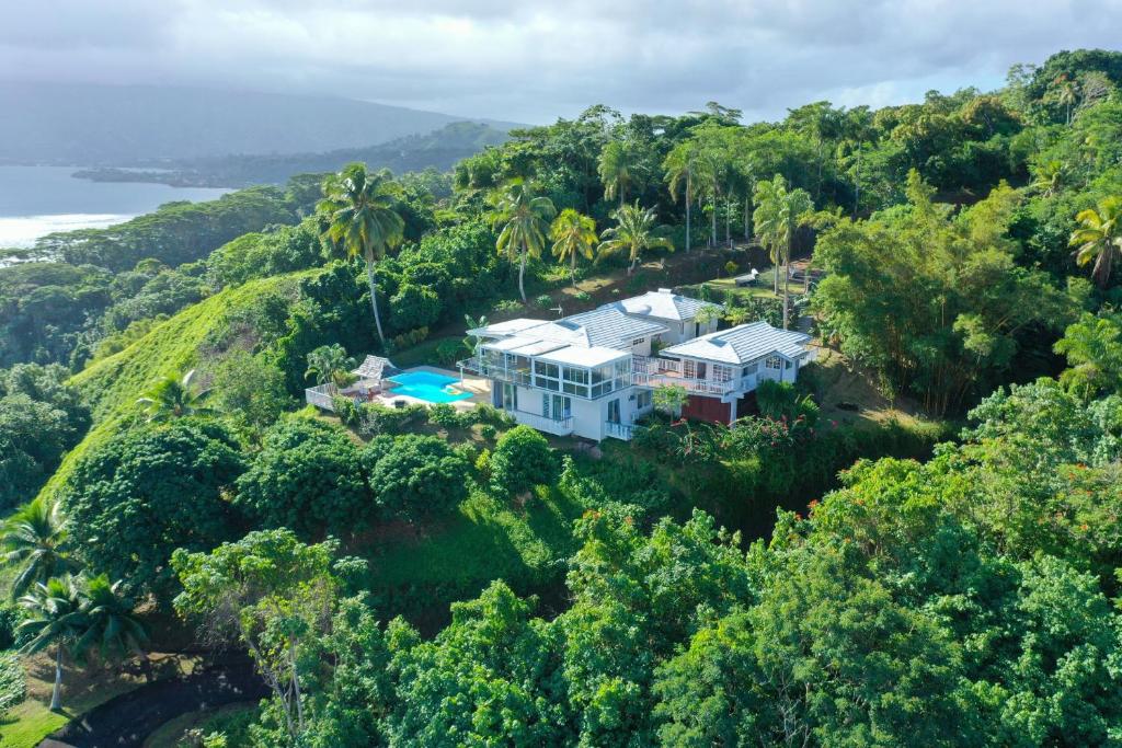 Toahotu estate one of a kind villa in Tahiti Iti pool and view - 15 pers photo 1