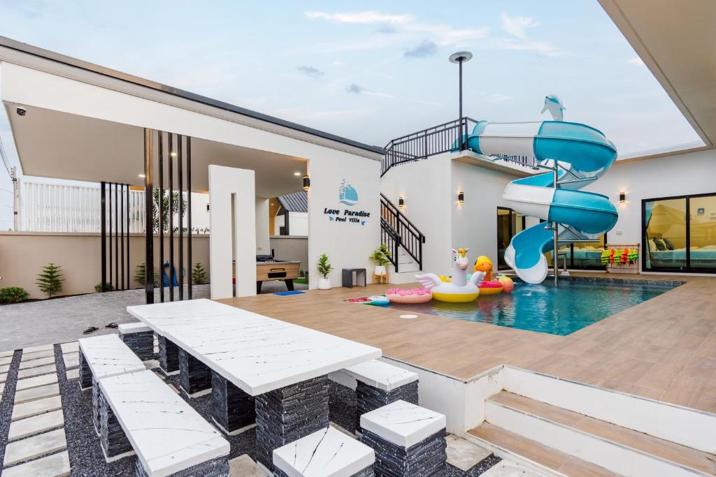 บ้านพักพูลวิลล่า love paradise ชะอำ photo 1