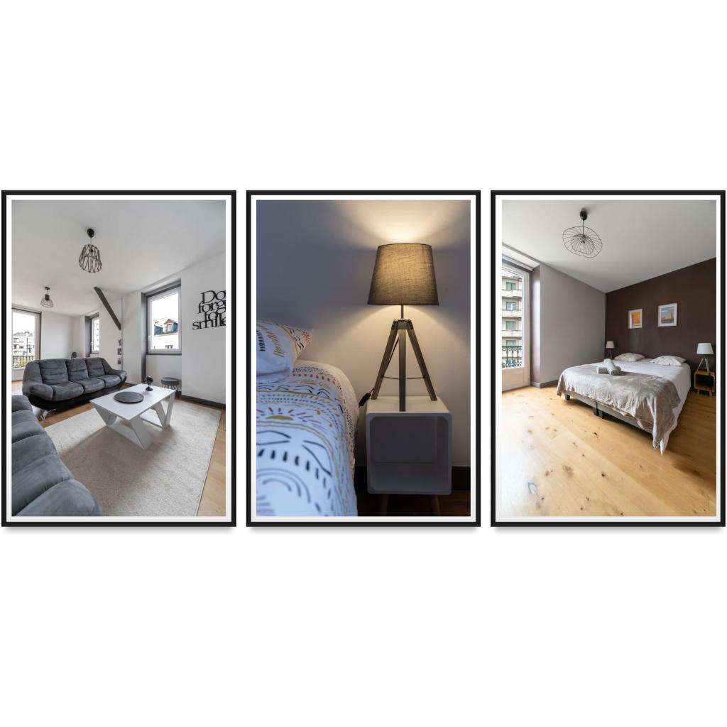 Le Gramont - Grand appartement design, 3 chambres, Centre Ville