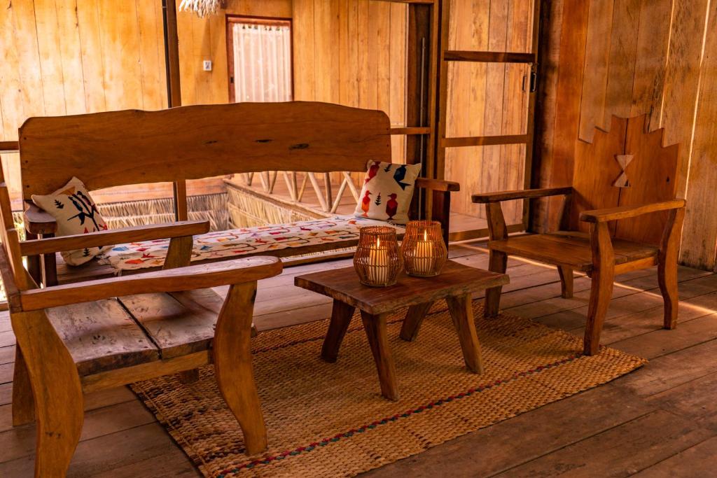 Family hotel PURMA CASPI on the jungle lake