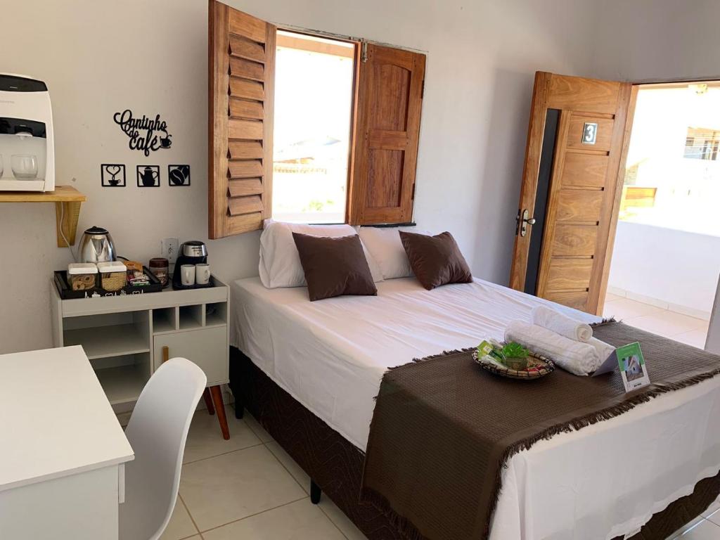 Quarto de casal na praia do Preá
