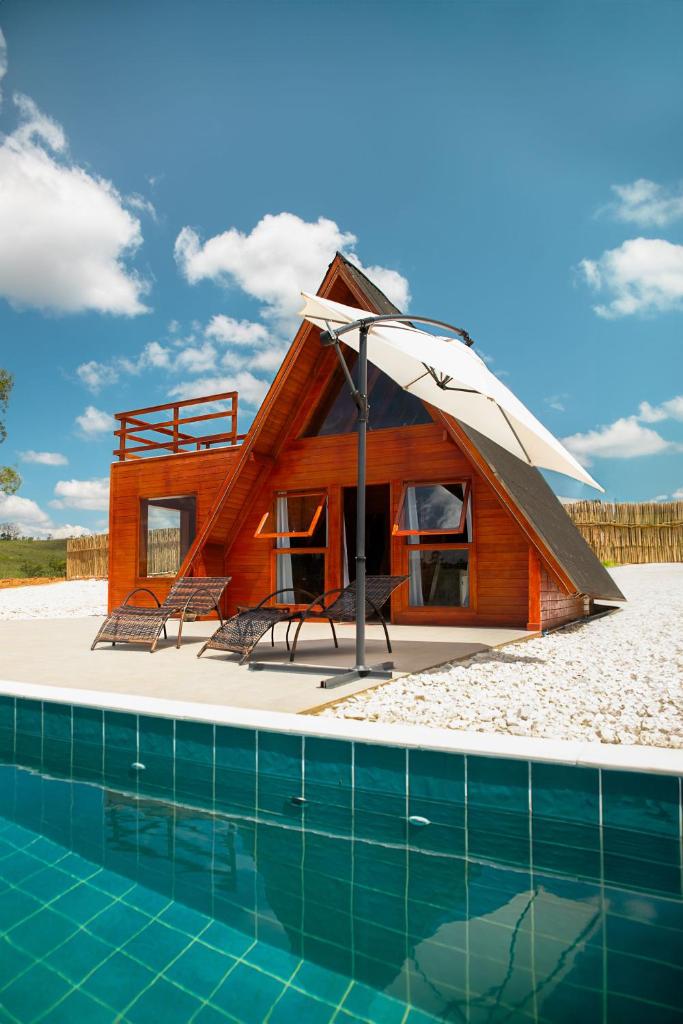 Cabana A-Frame em São Thomé das Letras photo 1