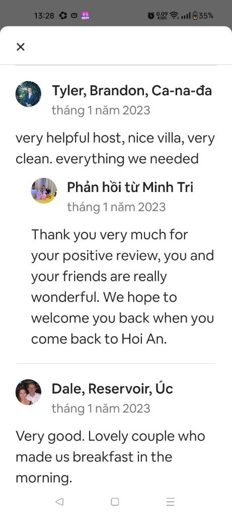 Golden Walls Homestay near the ancient town of Hoi An