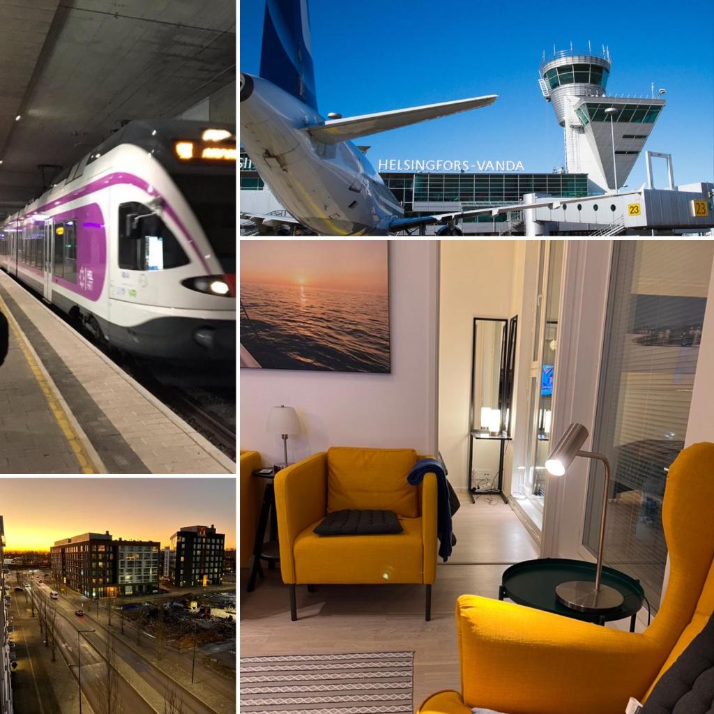 To LuxStudio MINERVAsuite From Helsinki Airport 6 min, to City 27min, FreeParking in Kivistöin Kivistö photo 2