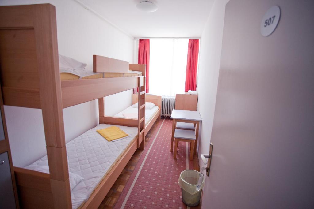 Трехместный (Трехместный номер с общей ванной комнатой), Youth Hostel Zagreb