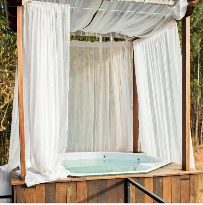 Cabana Raízes: A-Frame com vista para as montanhas photo 4