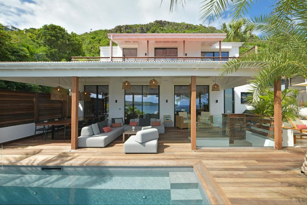 4 bedrooms villa at Anse des Cayes 200 m away from the beach with sea view private pool and terrace photo 1
