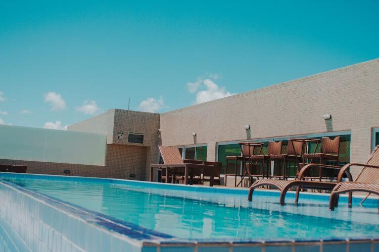 Flat 202 com vista parcial do mar de Intermares photo 4