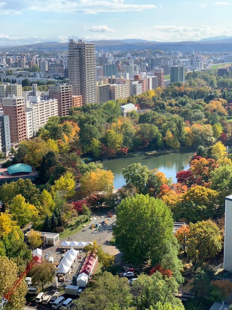 Nakajima Park stay AMS tower 31F Panoramic view of Nakajima Park photo 3
