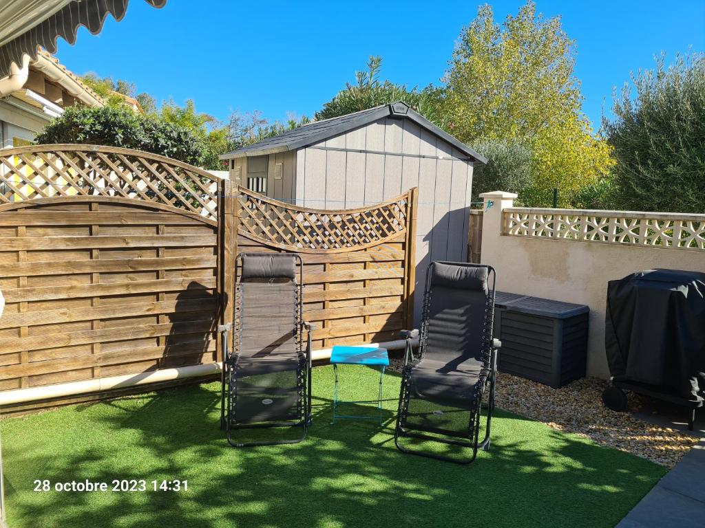 Villa tout confort dans résidence privée avec piscine à 500m de la plage - Climatisation, WIFI, parking photo 2