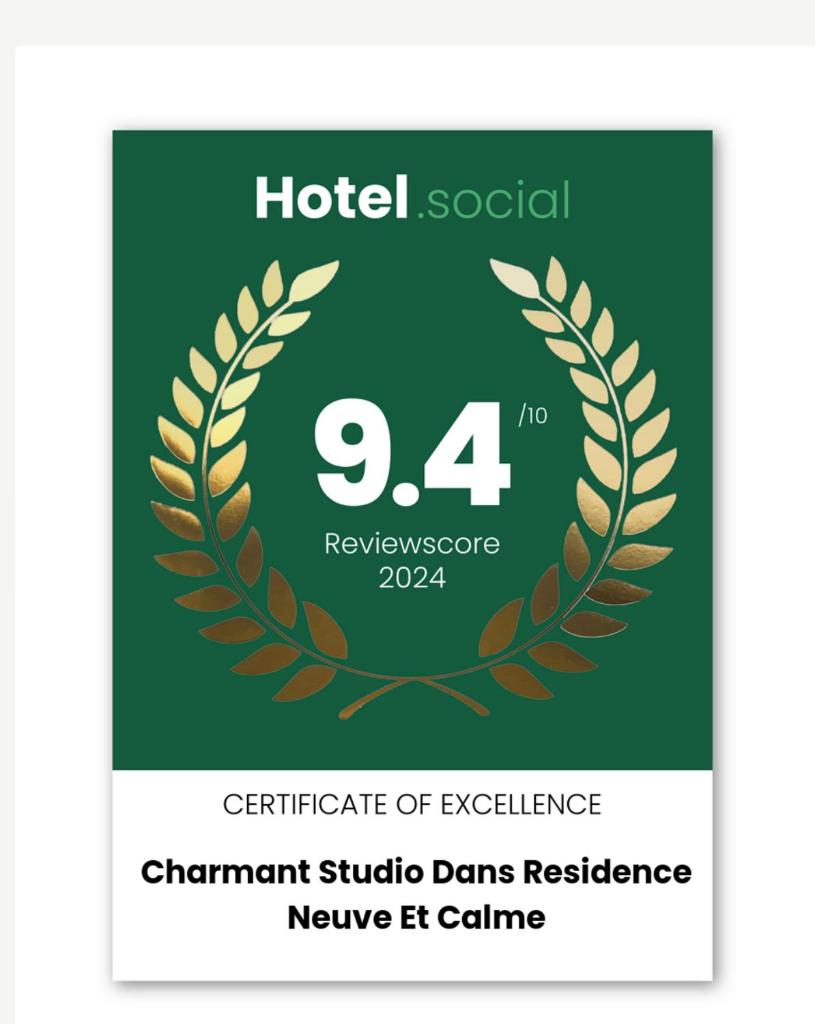 charmant studio dans résidence neuve et calme photo 1