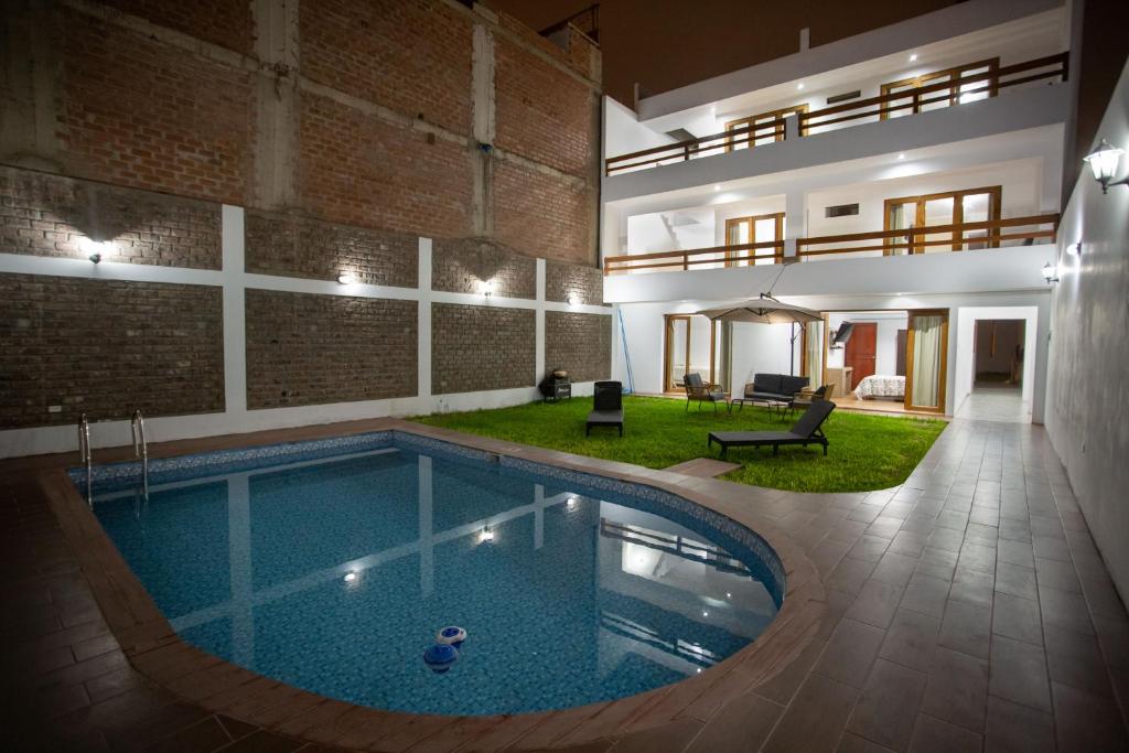 Amplia & Agradable casa de Playa con piscina Sur Chico, Lima