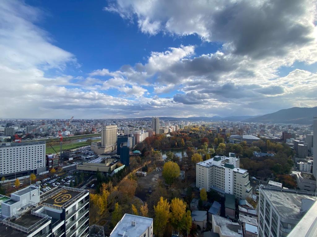 Nakajima Park stay AMS tower 31F Panoramic view of Nakajima Park photo 2
