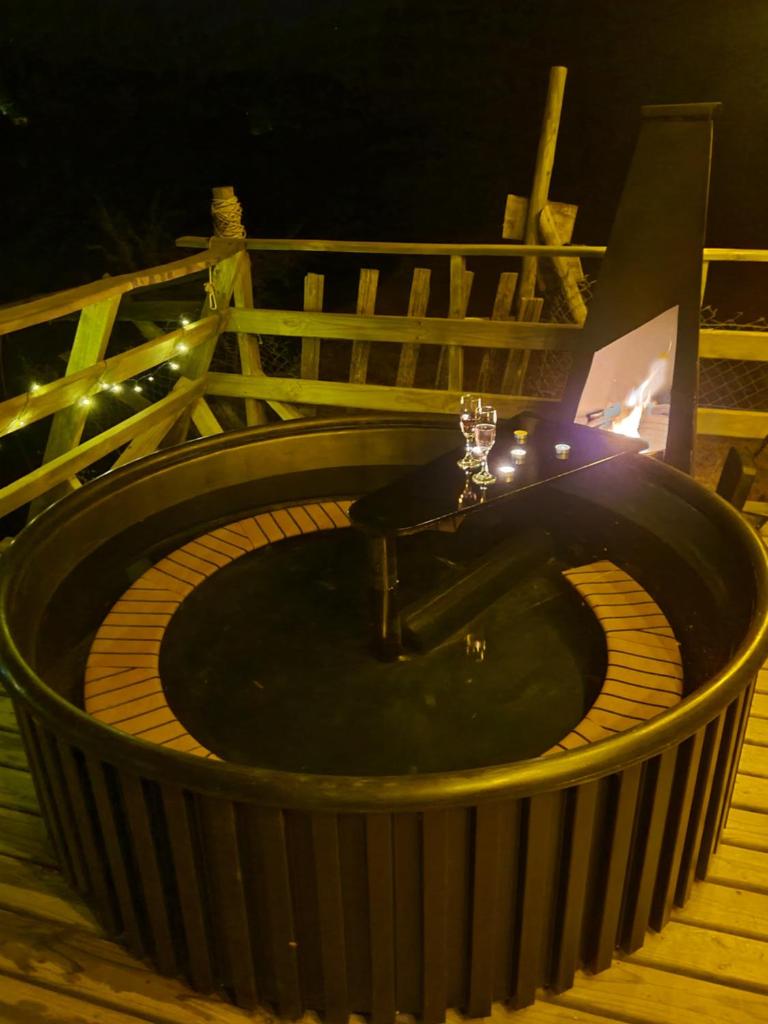 Cabaña con hot tub privada y vista al río photo 4