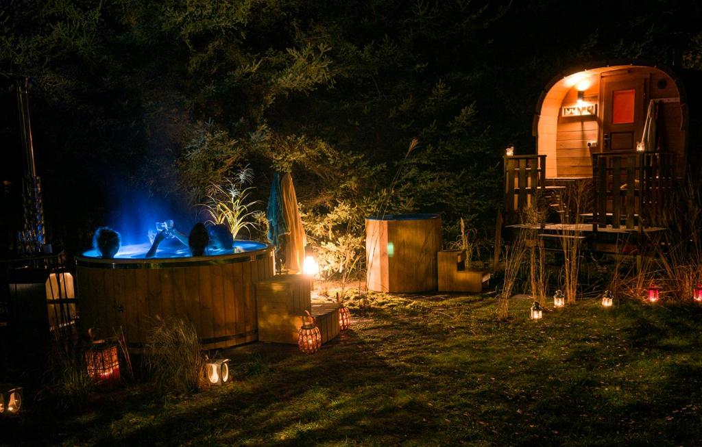 Szeroki Bór oaza w Puszczy z Sauną, Banią i Jacuzzi photo 2