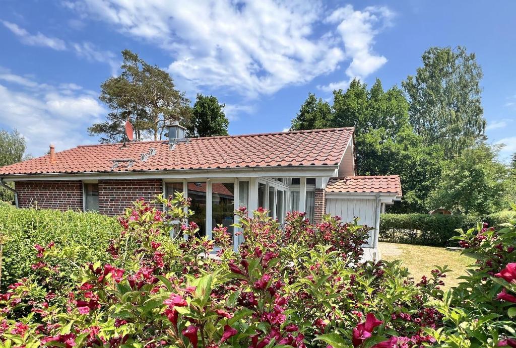 Mueritz-Ferienhaus-Wiesenblick-|-Garten-Sauna-Kamin-und-Boot-|-200-Meter-zur-Mueritz