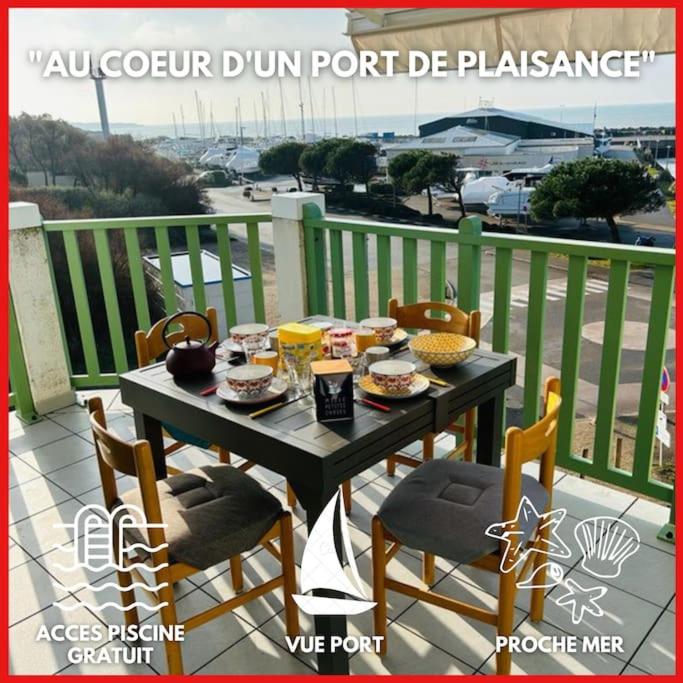 "LA PERLE MARINE" Appartement, 4 personnes, balcon, vue mer et port de plaisance