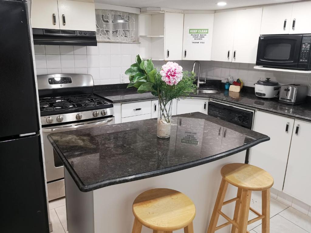 Tidy Private Rooms with Full Kitchen Room Type - Double Room with Shared Bathroom