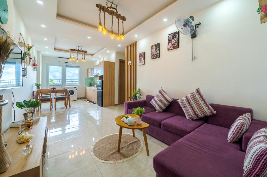 Dragon Bridge view, 2BR,Apartment-nearby My Khe beach 100met