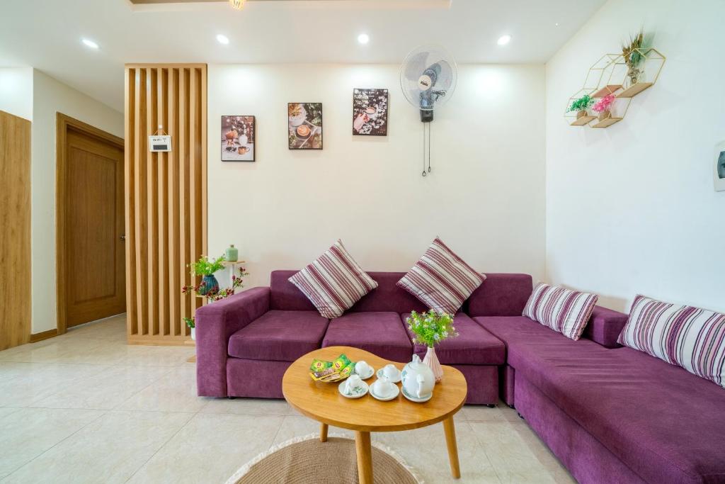 Dragon Bridge view, 2BR,Apartment-nearby My Khe beach 100met
