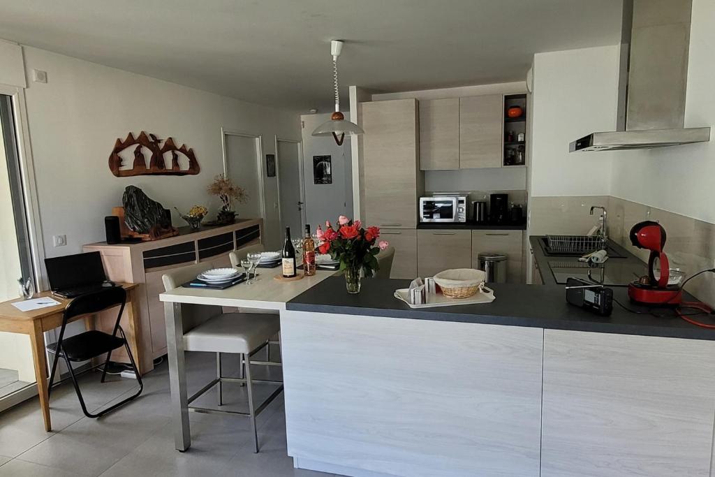 Le Tableau du Lac 507 - 2 bedrooms apartment with lake view terrace photo 4
