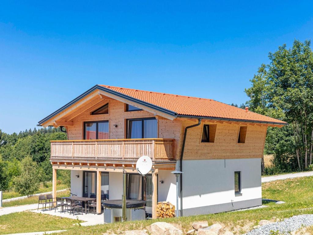 Chalet Arber in St Englmar with its own HotTube