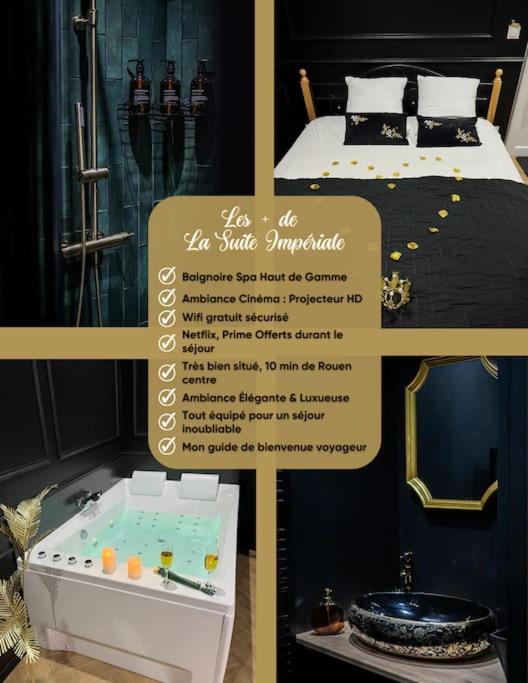 Suite Impériale Jacuzzi ~ Cinéma ~ Self Check-in photo 1