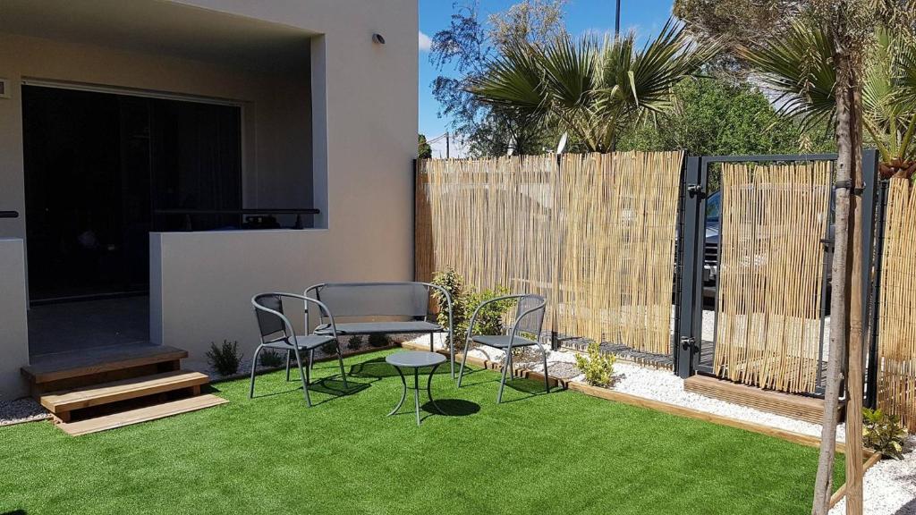 Jolie appartement de type 2 avec jardin