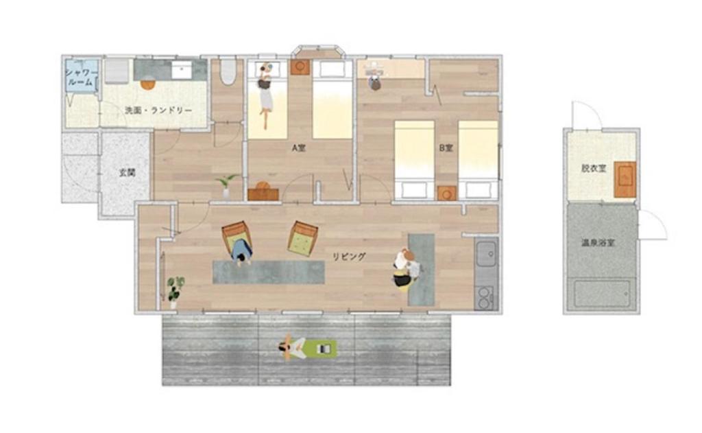 はなれ奏HanareSou-天然温泉付き貸別荘-1棟貸し photo 1