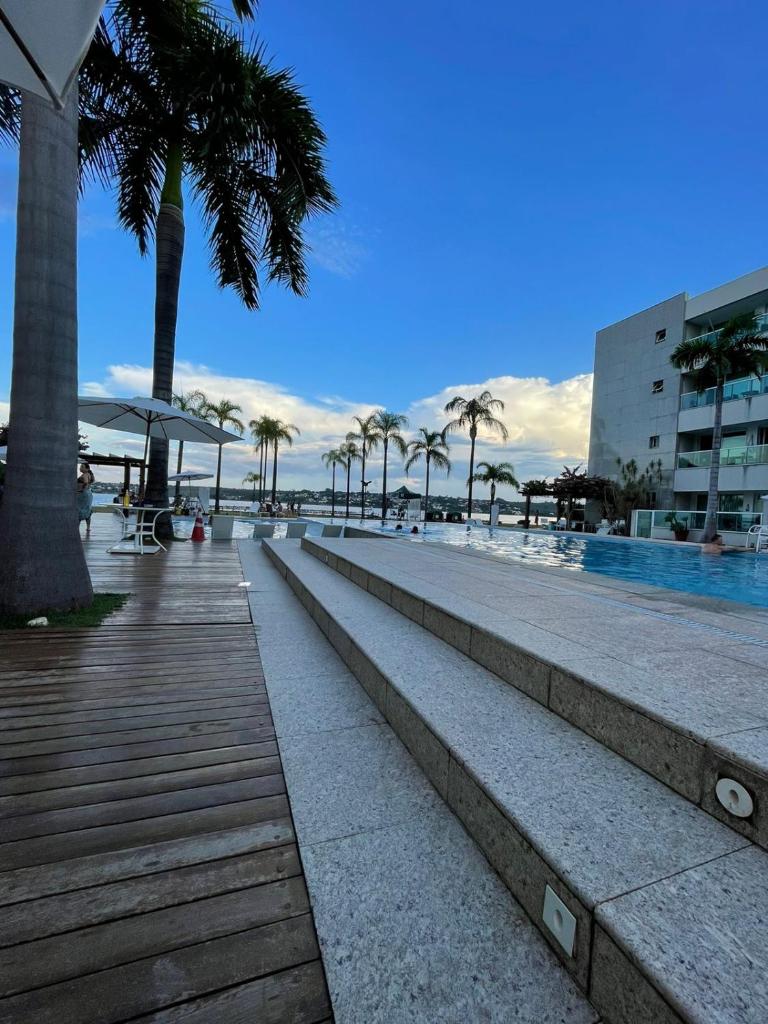 Luxuoso Flat Brisas do Lago Terraço Aconchegante photo 4