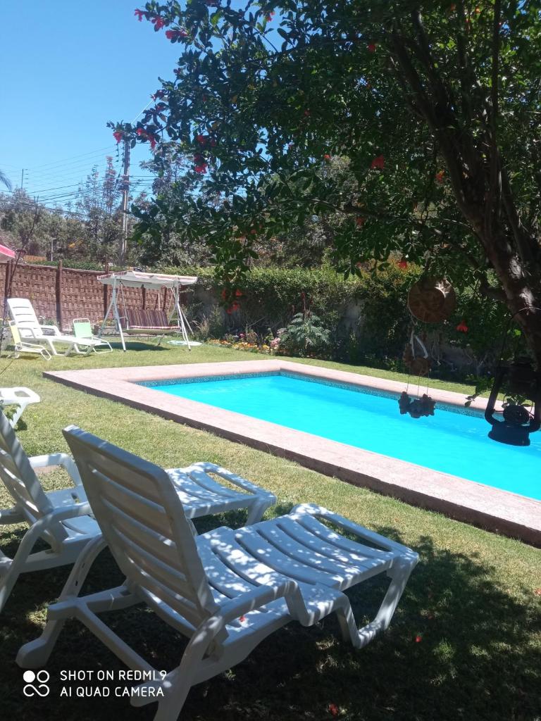 Habitación matrimonial deluxe Casa Tierra Elquina