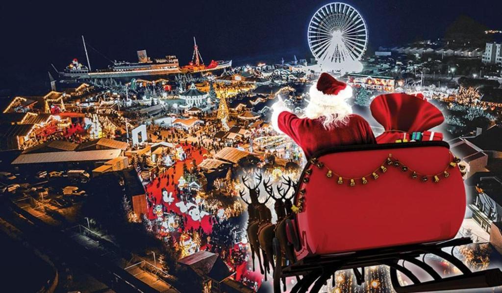 Studio cabine Marché de Noël - Vue mer