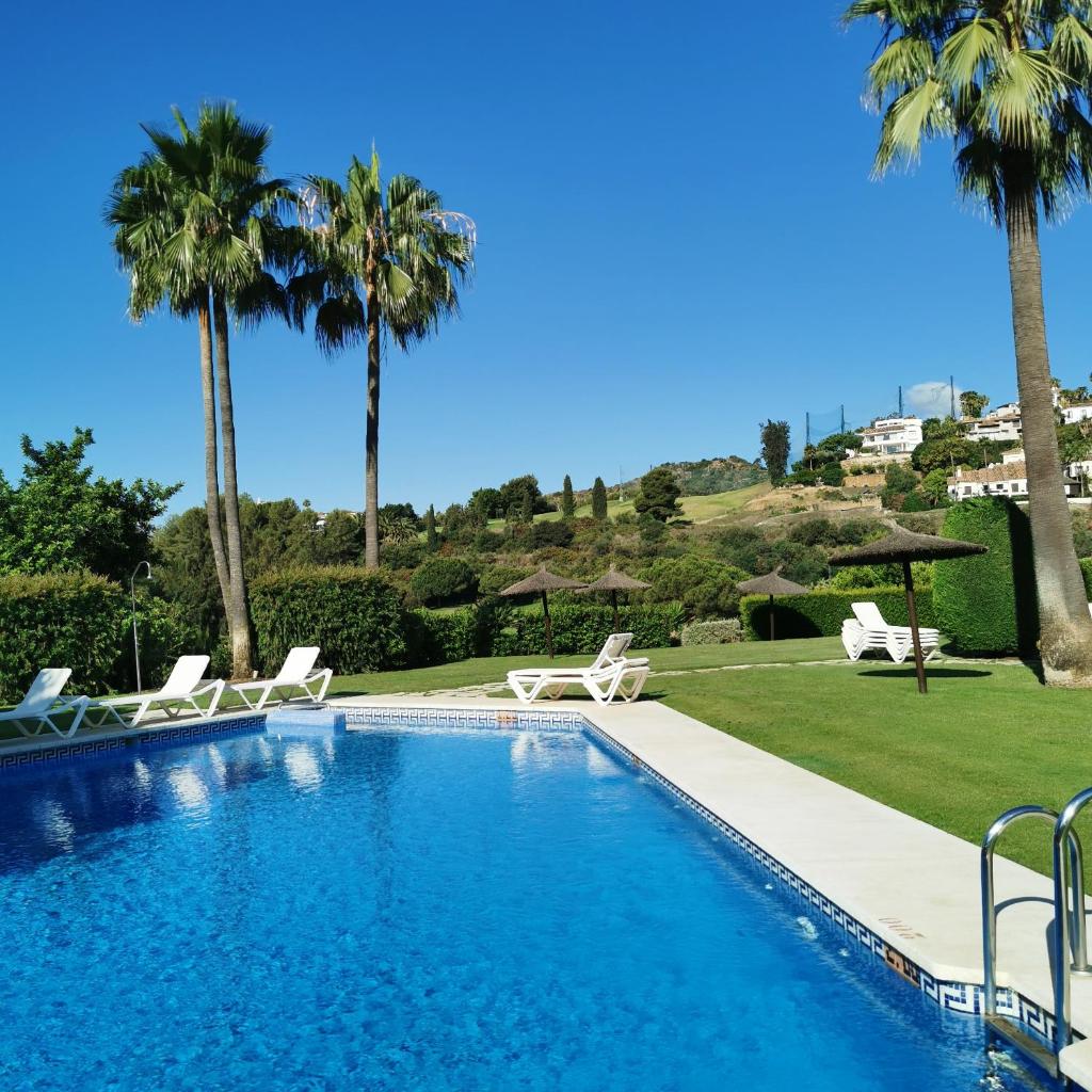 Marbella Luxury Boutique apartment in exclusive frontline golf development in a gated community with all facilities in walking distance