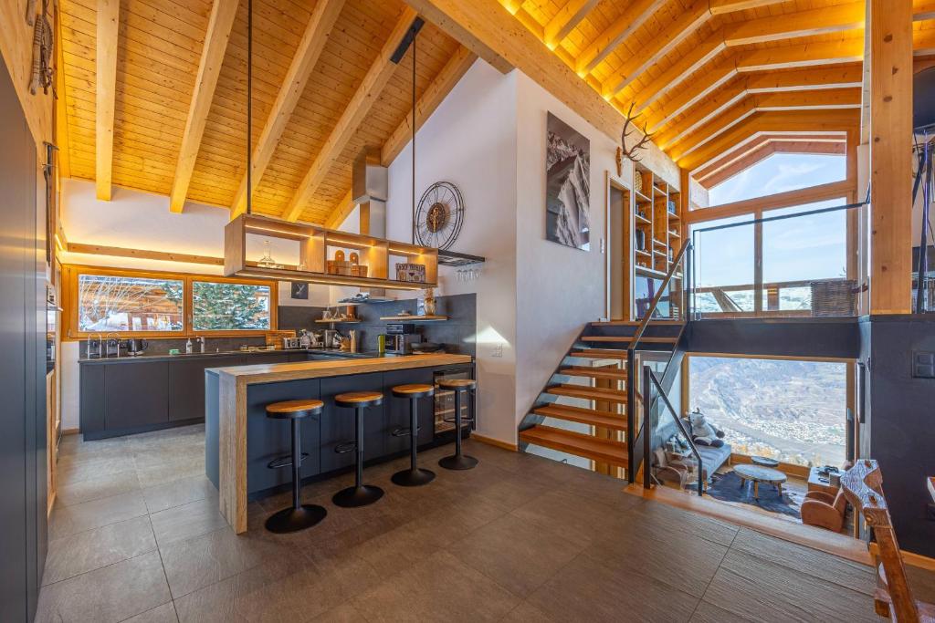 Ciel Etoilé - Magnifique Chalet, 14 personnes - vue incroyable photo 4
