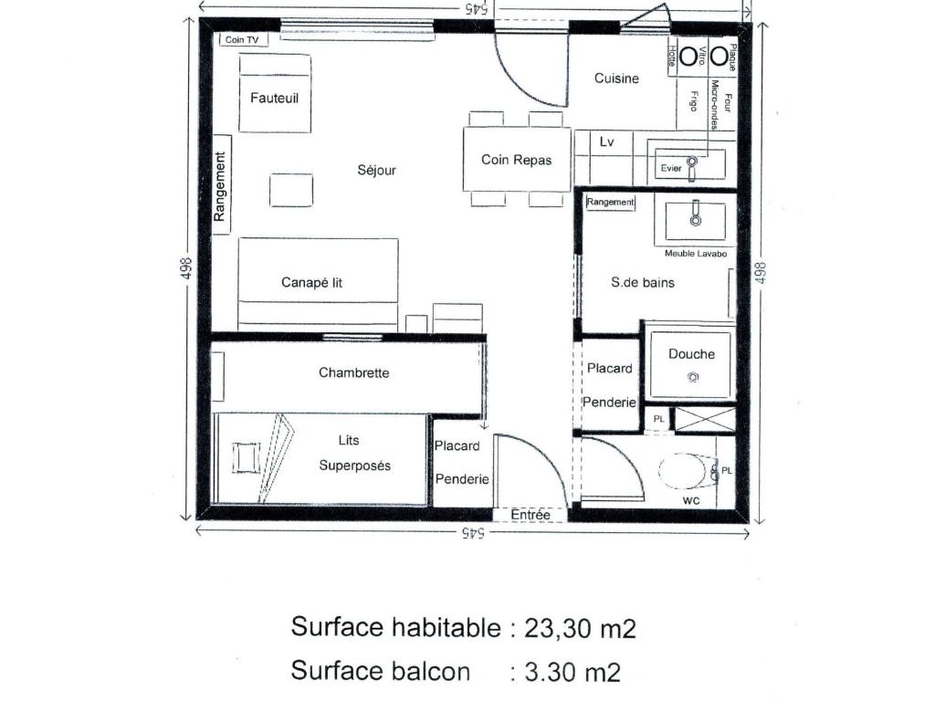 Studio Belle Plagne, 2 pièces, 4 personnes - FR-1-455-141 photo 2