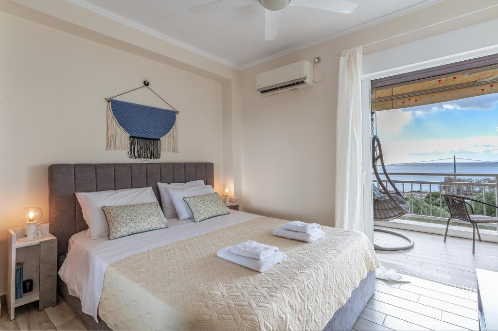 Fantastic sea view one-bedroom apartment - Lagonissi photo 4