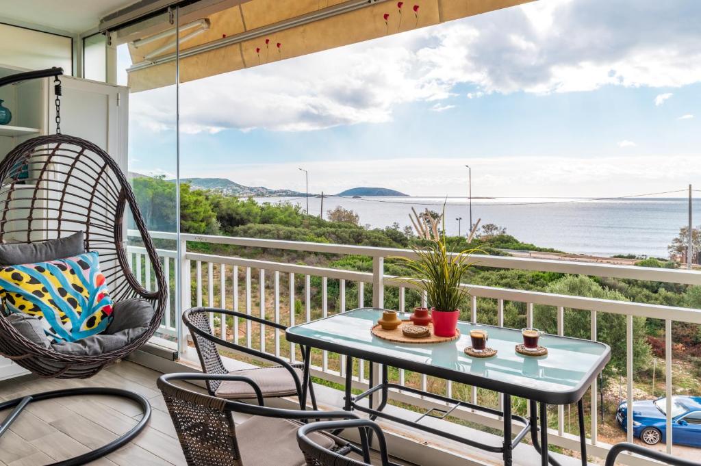 Fantastic sea view one-bedroom apartment - Lagonissi photo 3