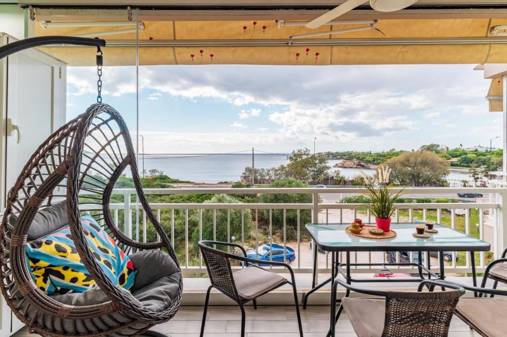 Fantastic sea view one-bedroom apartment - Lagonissi photo 2