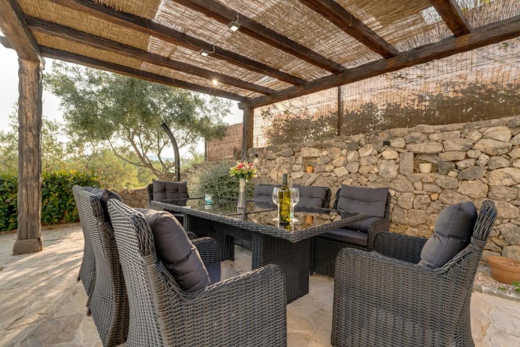New villa with swimming pool, olive grove and sea view by Traveler tourist agency Krk ID 2201 photo 3