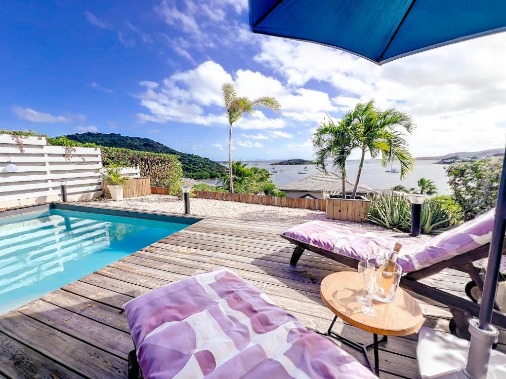Little Paradise 1, 3 bedrooms, private pool, Cul de Sac Bay view photo 3