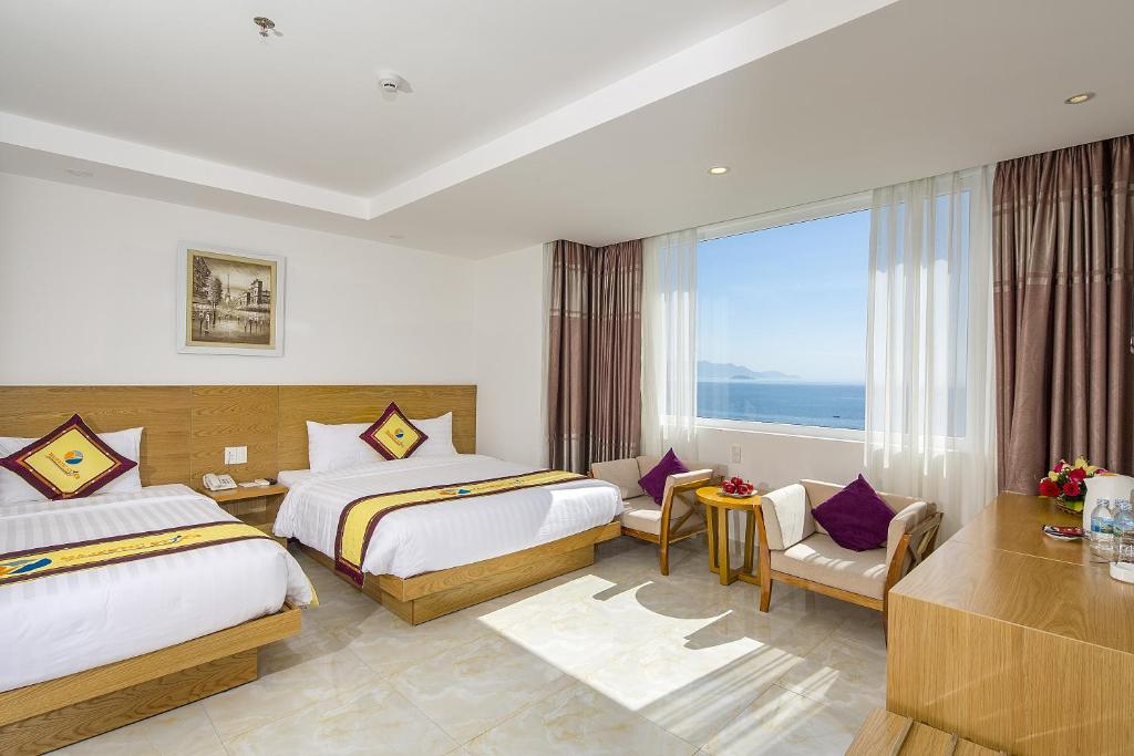 Трехместный (Представительский трехместный номер с видом на море), Majestic Star Hotel