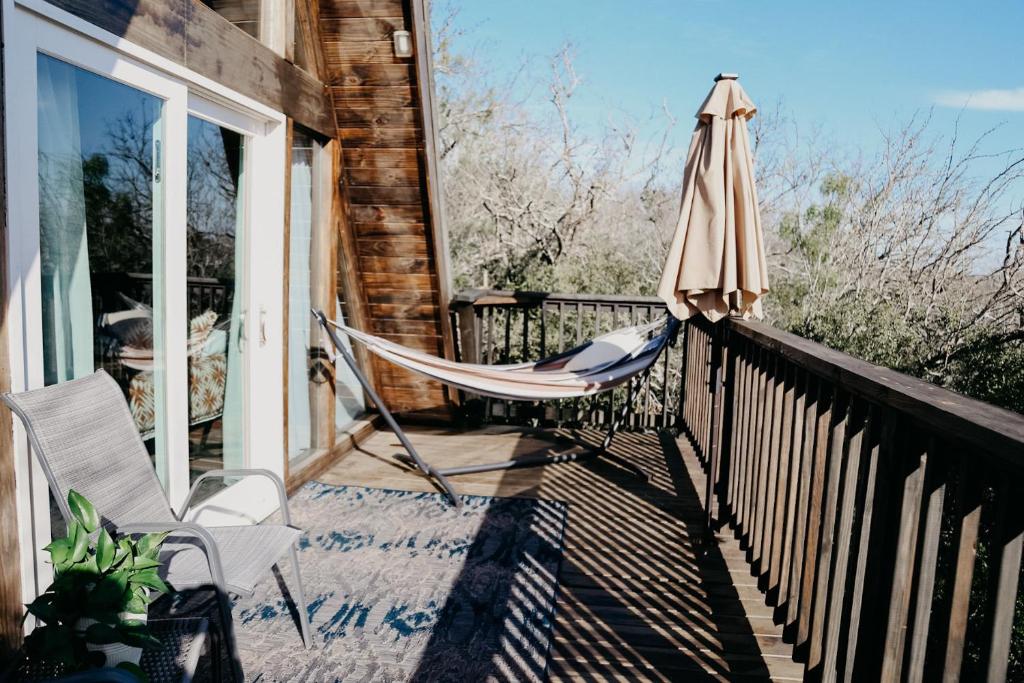 The Maverick: A-Frame w/ Hammock and Tree Top View photo 3