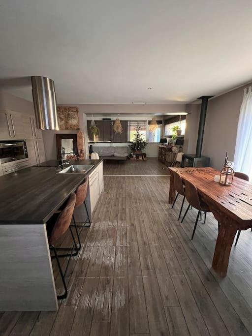 Villa familiale avec grand espace extérieur