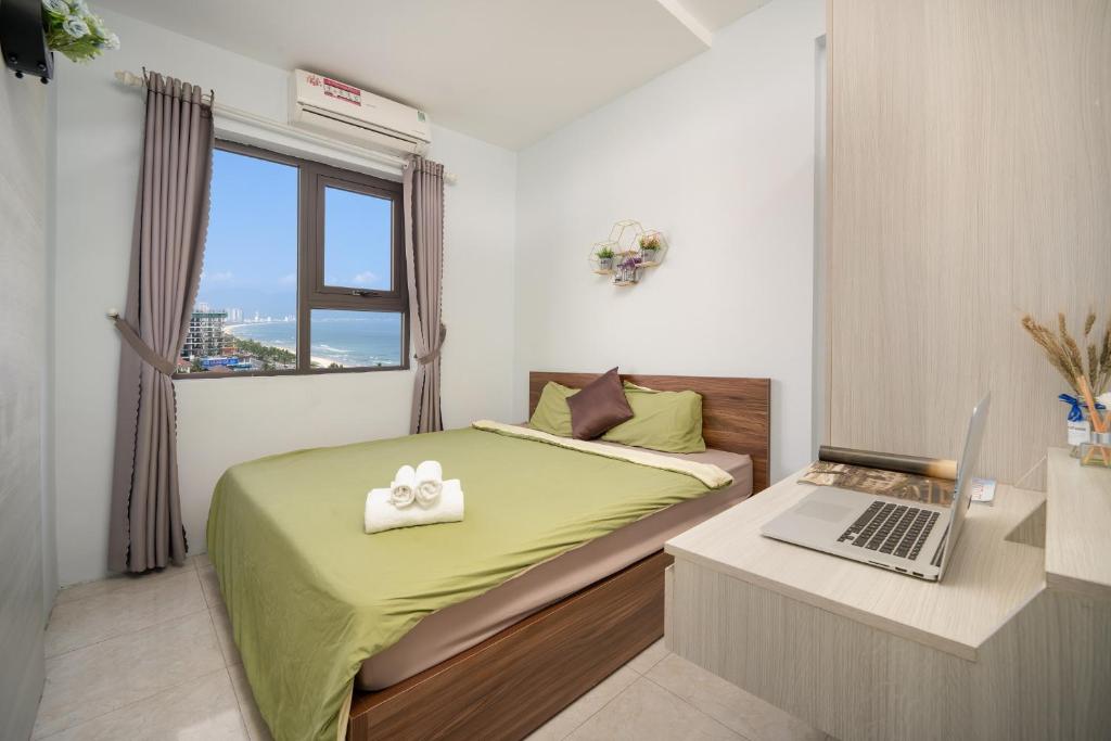 Dragon Bridge view, 2BR,Apartment-nearby My Khe beach 100met