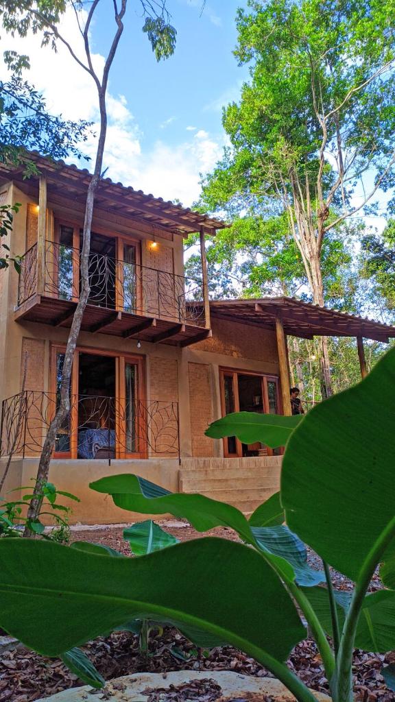 Cabana na floresta 2 suites com banheiras e ar condicionado