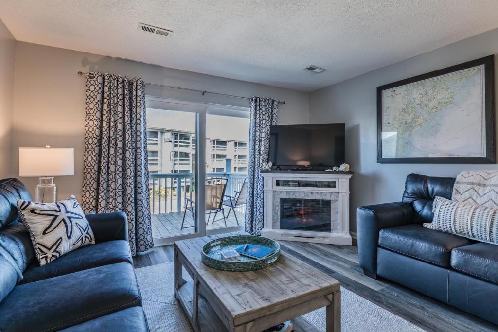 NEW LISTING! Ocean and Pool Views on Harbor Island - Short Walk to Pool and Beach image